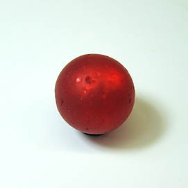 Polaris-Perle Struktur 14mm rot